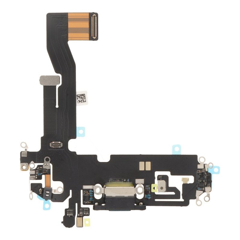 Charging Port Flex Cable for iPhone 12/12 Pro Black without Logo OEM
