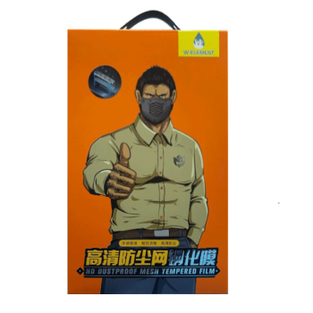 Welement Screen Protector Dustproof Tempered Glass For Apple IPhone 13/ 13 PRO/ 14  6.1 - Color: Black