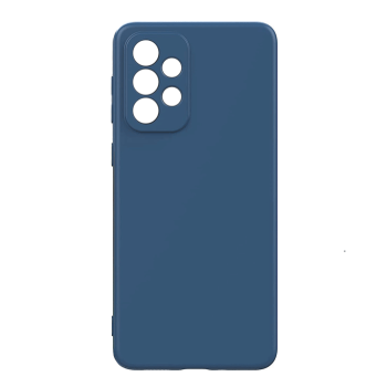 Θήκη Πλάτης Σιλικόνης Back Cover για Samsung A33 5G - Χρώμα : Σκούρο Μπλε
