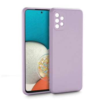Θήκη Πλάτης Σιλικόνης Back Cover για Samsung A53 5G - Χρώμα : Μωβ