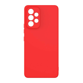 Θήκη Πλάτης Σιλικόνης Back Cover για Samsung A53 5G - Χρώμα : Κόκκινο