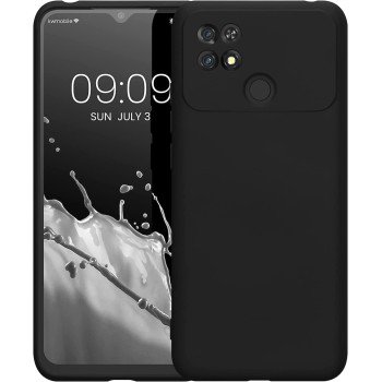Θήκη Πλάτης Σιλικόνης Back Cover για Xiaomi Poco C40 Χρώμα : Μαυρο