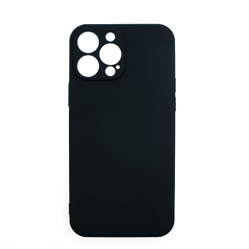 Θήκη Πλάτης Σιλικόνης Back Cover για IPhone 13 Pro Max - Χρώμα : Μαυρο
