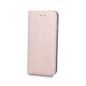 Smart Magnetic case / Θήκη Βιβλίο Για Redmi Note 9s / 9 Pro / 9 Pro Max Χρυσό Ροζ