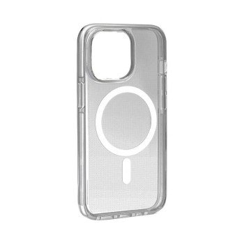 Magsafe Back Cover / Μαγνητική Θήκη Σιλικόνη Για Iphone 13 Pro - Χρώμα : Διάφανο