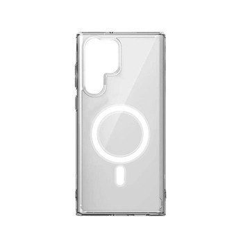 Magsafe Back Cover / Μαγνητική Θήκη Σιλικόνη Για Samsung S22 Ultra - Χρώμα : Διάφανο