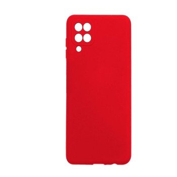 Θήκη Πλάτης Σιλικόνης TPU Back Cover για Samsung A12/ M12 - Χρώμα : Κόκκινο