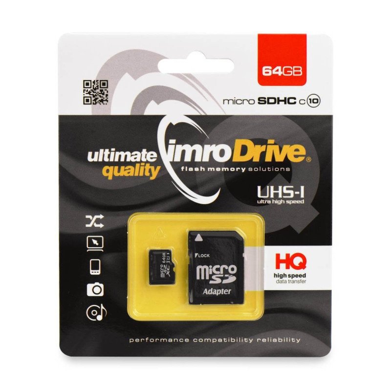 Imro Card HQ Memory Card 64GB With Adapter