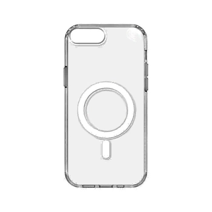 Magsafe Silicone Back Cover For Iphone 7 Plus / 8 Plus - Color : Clear