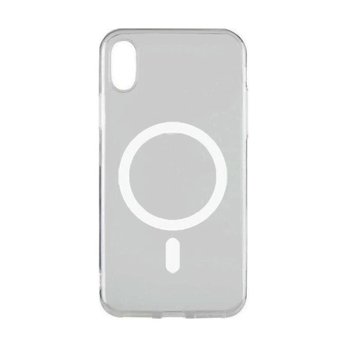 Magsafe Silicone Back Cover For Iphone X / XS - Color : Clear