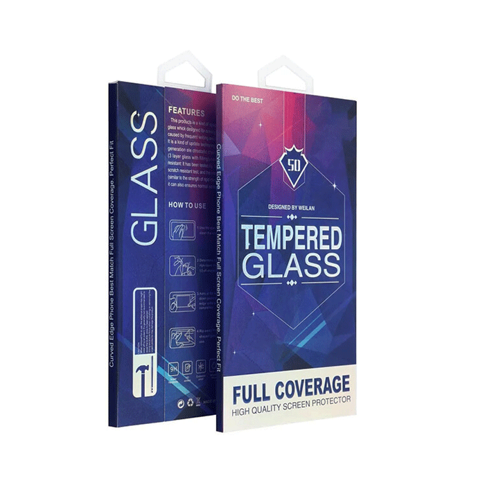 Screen Protector Full Glue HQ Tempered Glass Full Coverage 5D For Xiaomi Redmi 14C 