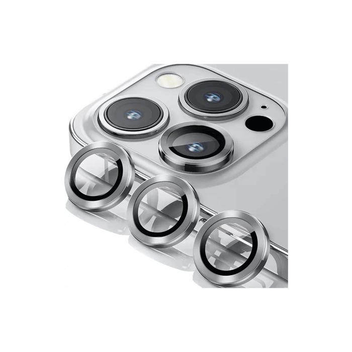 Camera Tempered Glass For Iphone 14 Pro / Max / 15 Pro / Max - Color : Silver