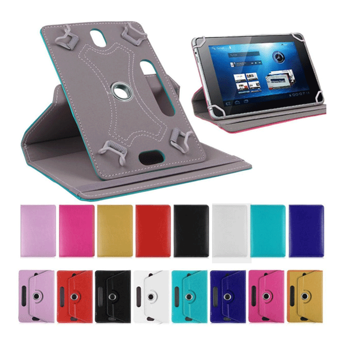 Rotating 360 Stand Case For Universal 7" / 8" High Quality - Color : Purple