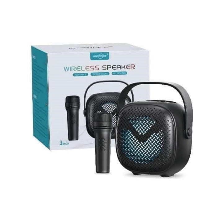 Wireless Speaker GTS-1941 Bluetooth RGB Color : Black