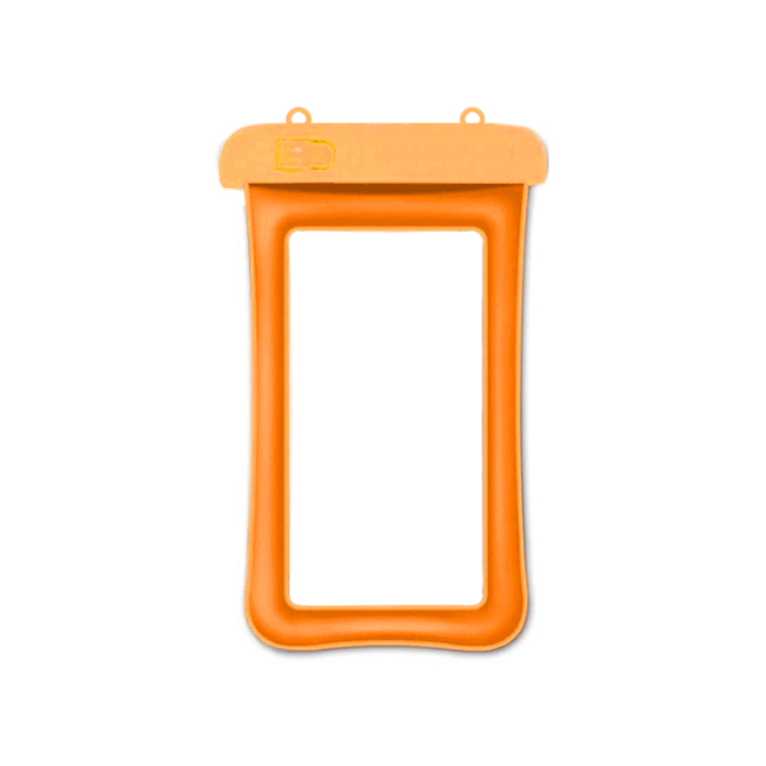 IPX8 Universal Waterproof Bag for Phones Easy Use UnderWater - Color: Orange