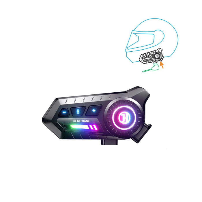 HENGJIANG X3 Motorcycle Helmet Bluetooth Headset V6.0 Noise Reduction 