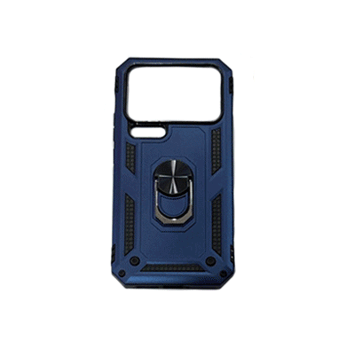 Armor Ring Stand Back Cover For Xiaomi MI 17 Pro - Color : Dark Blue