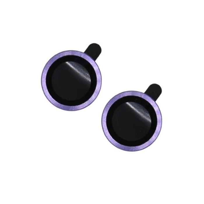 Camera Tempered Glass For Iphone 11 / 12 / 12 Mini - Color : Purple