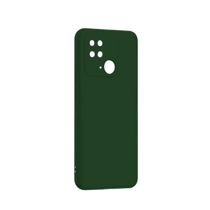 Θήκη Πλάτης Σιλικόνης Back Cover για Xiaomi Redmi 10C Χρώμα : Σκούρο Πράσινο