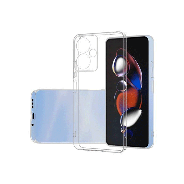 Θήκη Πλάτης Σιλικόνης 2mm Back Cover για Xiaomi Redmi 13C 5G - Χρώμα : Διάφανο