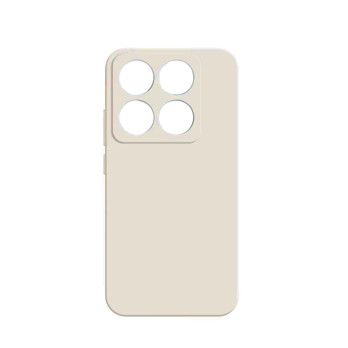 Θήκη Πλάτης Σιλικόνης TPU Back Cover για Xiaomi Mi 14T - Χρώμα : Μπεζ