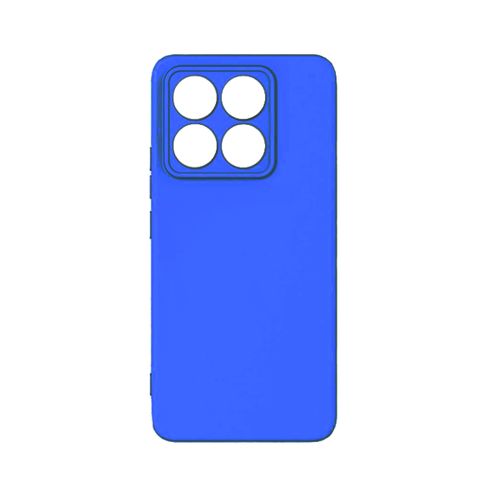 Θήκη Πλάτης Σιλικόνης TPU Back Cover για Xiaomi Mi 14T - Χρώμα : Σκούρο Μπλέ