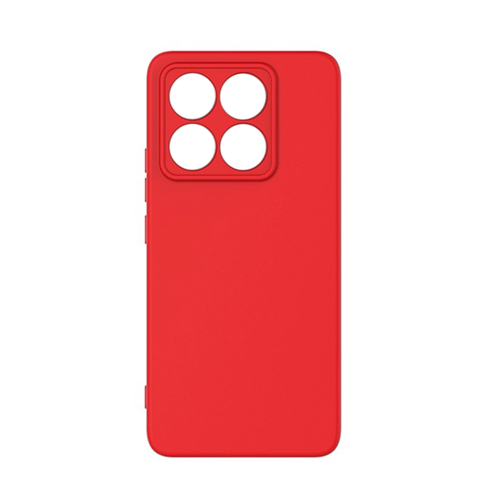 Θήκη Πλάτης Σιλικόνης TPU Back Cover για Xiaomi Mi 14T - Χρώμα : Κόκκινο