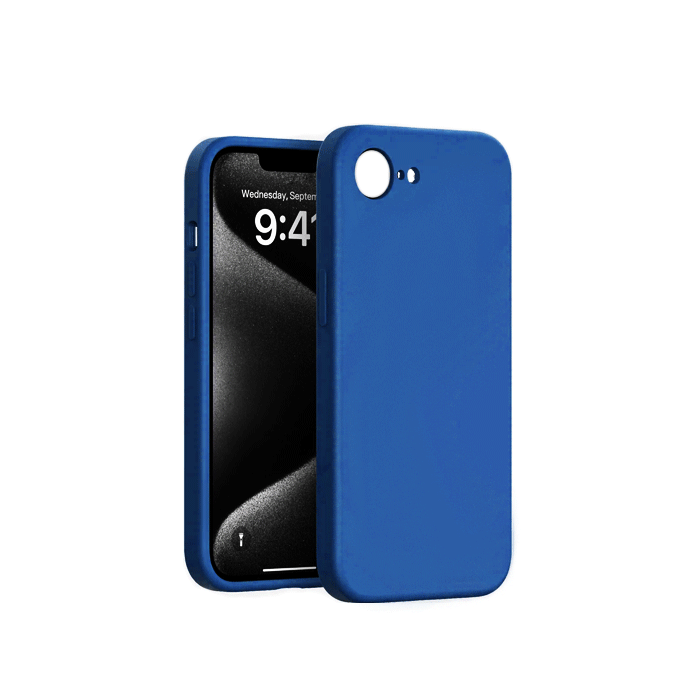 Θήκη Πλάτης Σιλικόνης TPU Back Cover για Iphone 16e - Χρώμα : Σκούρο Μπλε