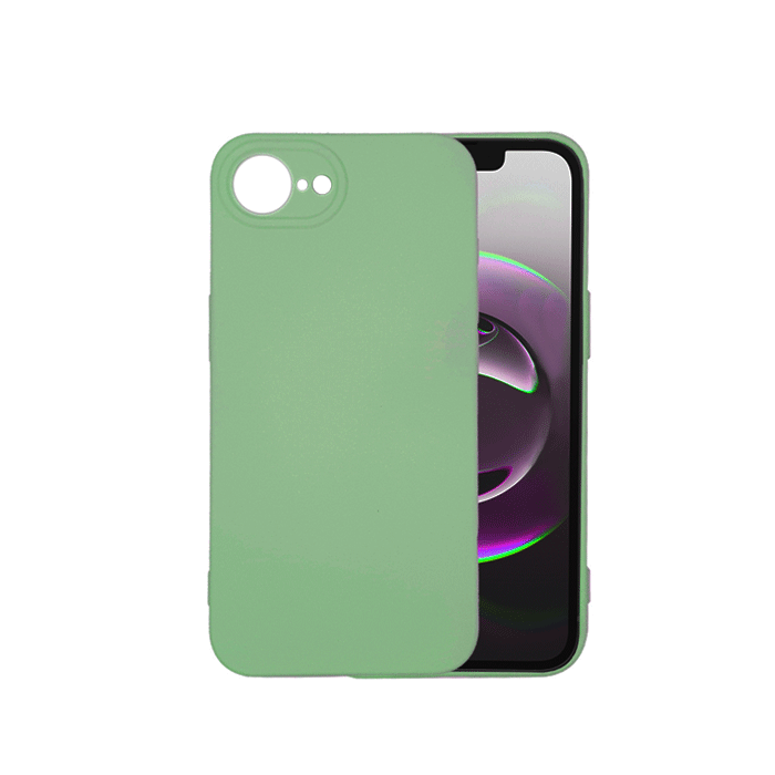 Θήκη Πλάτης Σιλικόνης TPU Back Cover για Iphone 16e - Χρώμα : Πράσινο