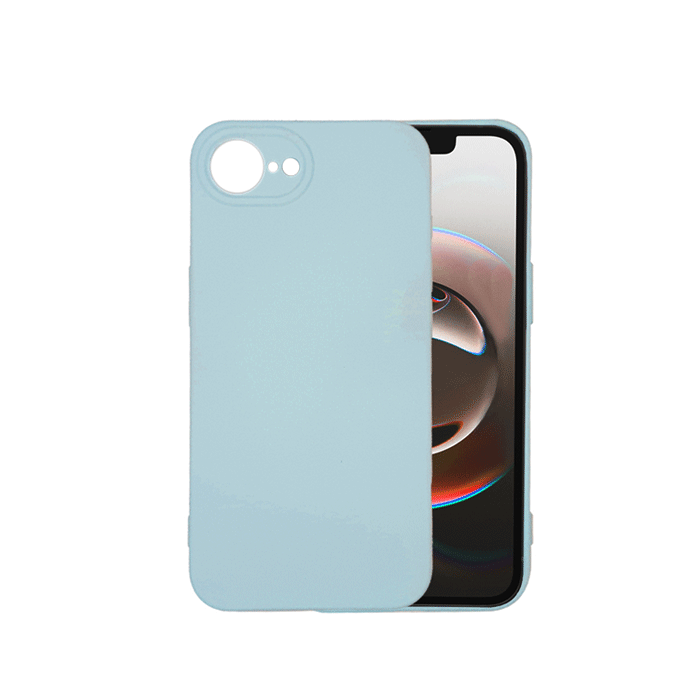Θήκη Πλάτης Σιλικόνης TPU Back Cover για Iphone 16e - Χρώμα : Γαλάζιο