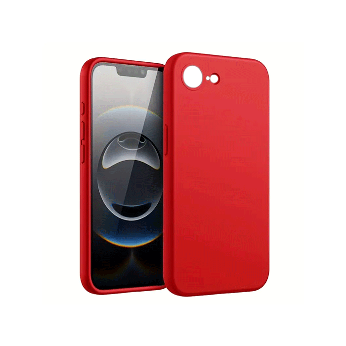 Θήκη Πλάτης Σιλικόνης TPU Back Cover για Iphone 16e - Χρώμα : Κόκκινο