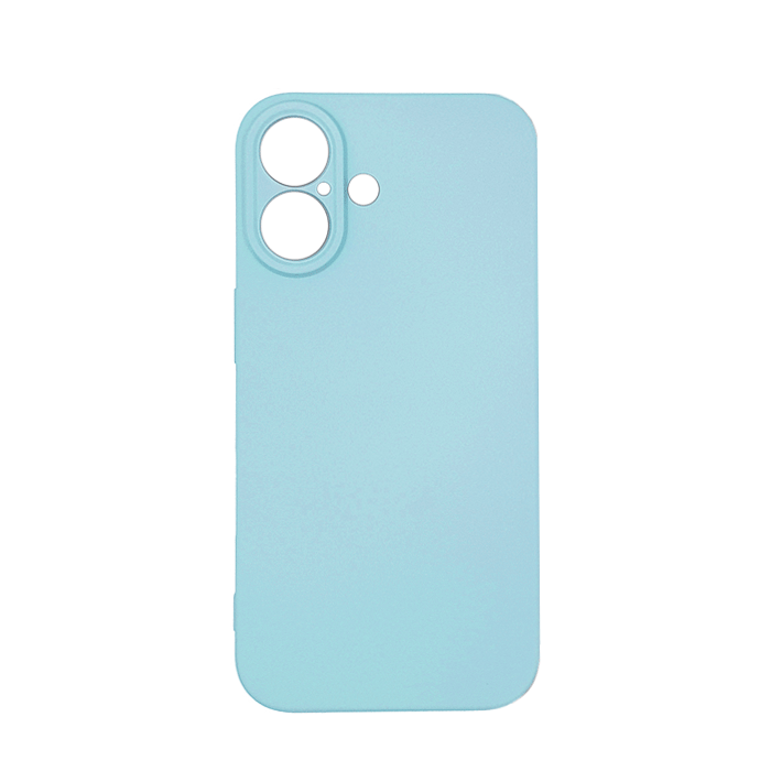 Θήκη Πλάτης Σιλικόνης TPU Back Cover για Iphone 16 Plus - Χρώμα : Γαλάζιο