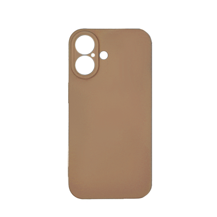 Θήκη Πλάτης Σιλικόνης TPU Back Cover για Iphone 16 - Χρώμα : Καφέ