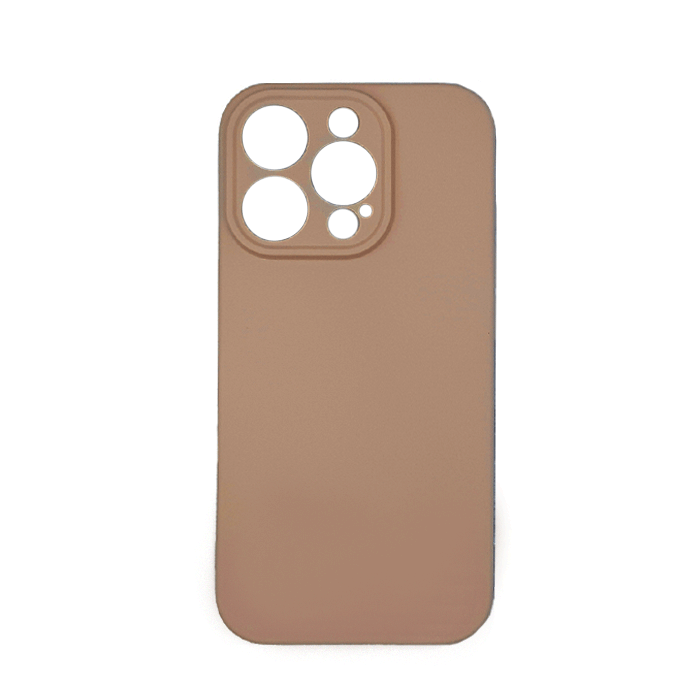 Θήκη Πλάτης Σιλικόνης TPU Back Cover για Iphone 16 Pro - Χρώμα : Καφέ