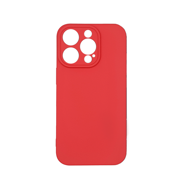 Θήκη Πλάτης Σιλικόνης TPU Back Cover για Iphone 16 Pro Max - Χρώμα : Κόκκινο