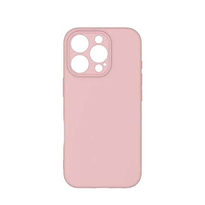 Θήκη Πλάτης Σιλικόνης TPU Back Cover για Iphone 16 Pro - Χρώμα : Ροζ