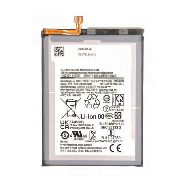 Compatible Battery EB-BM526ABY For Samsung Galaxy M52 5G High Quality - 5000mAh