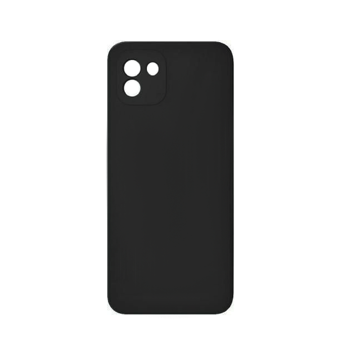 Θήκη Πλάτης Σιλικόνης TPU Back Cover για Samsung Galaxy A03 - Χρώμα : Μαυρο