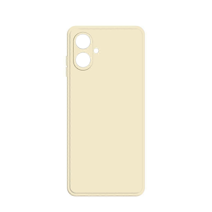 Θήκη Πλάτης Σιλικόνης TPU Back Cover για Samsung Galaxy A06 - Χρώμα : Μπεζ
