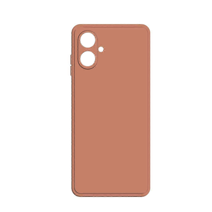 Θήκη Πλάτης Σιλικόνης TPU Back Cover για Samsung Galaxy A06 - Χρώμα : Καφέ