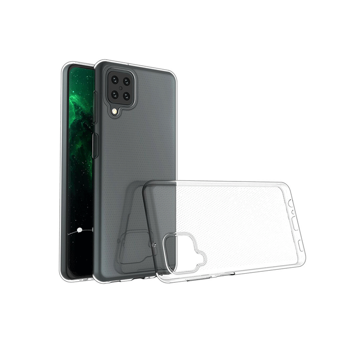 Θήκη Πλάτης Σιλικόνης 2mm Back Cover για Samsung Galaxy A12 - Χρώμα : Διάφανο