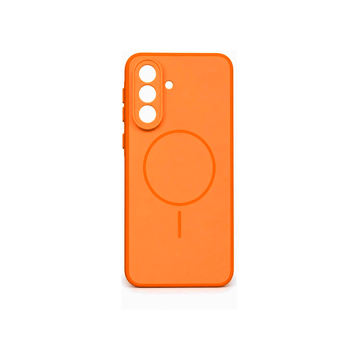 Magsafe Back Cover / Μαγνητική Θήκη HQ Για Samsung Galaxy A16 - Χρώμα : Πορτοκαλί