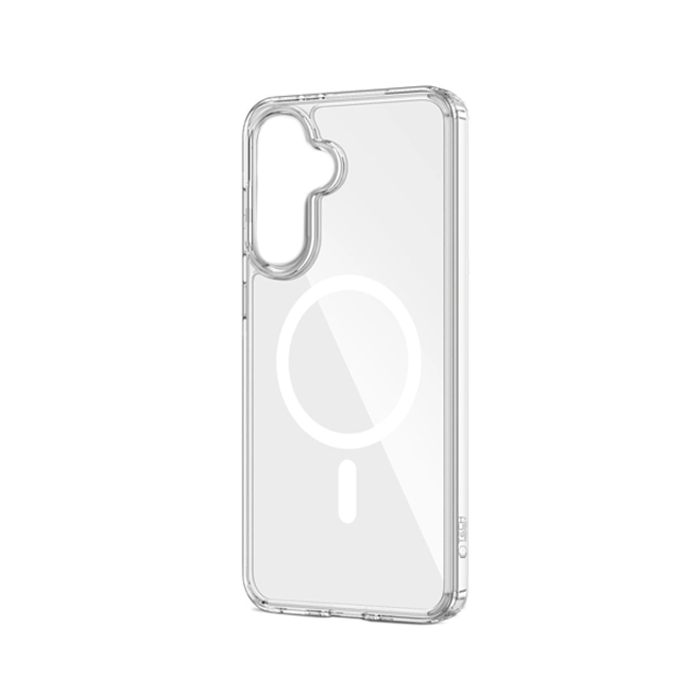 Magsafe Back Cover / Μαγνητική Θήκη Σιλικόνη Για Samsung A17 - Χρώμα : Διάφανο