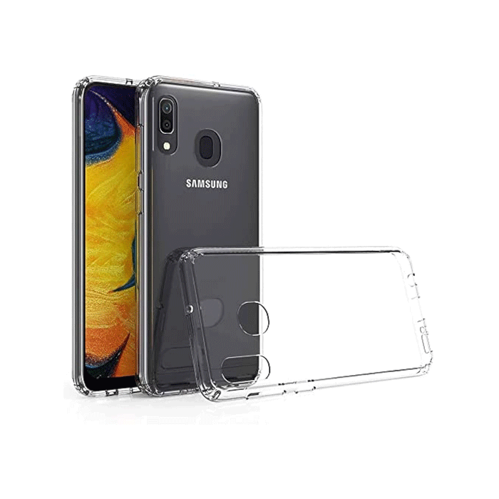 Θήκη Πλάτης Σιλικόνης 2mm Back Cover για Samsung Galaxy A20E - Χρώμα : Διάφανο
