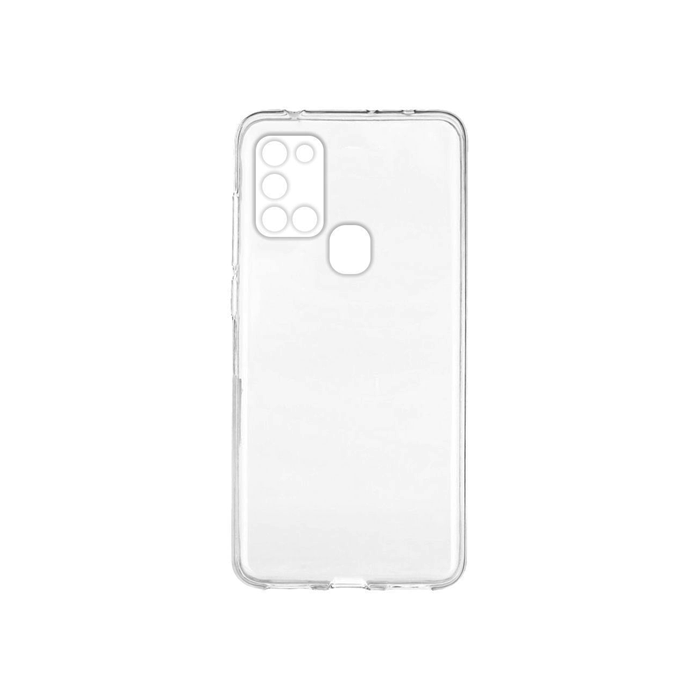 Θήκη Πλάτης Σιλικόνης 2mm Back Cover για Samsung Galaxy A21S - Χρώμα : Διάφανο