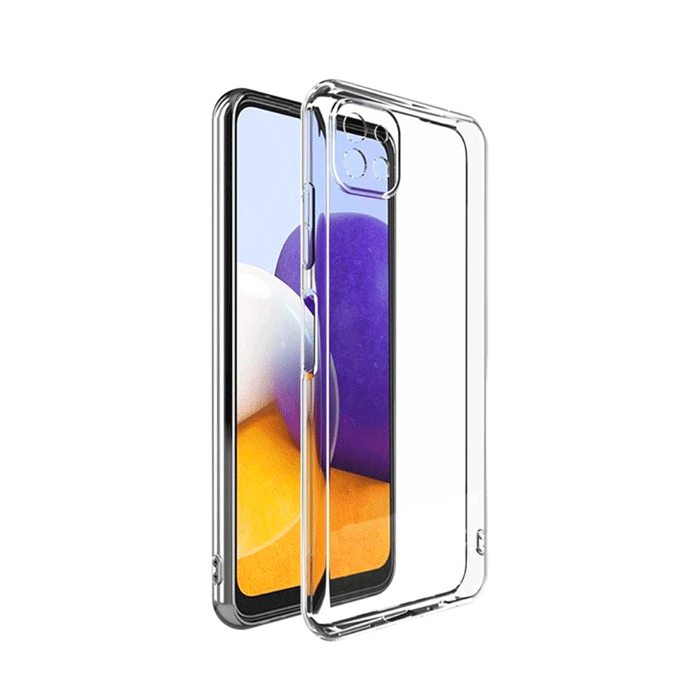 Θήκη Πλάτης Anti Shock 1.5mm για Samsung Galaxy A22 5G / A22S / F42 5G - Χρώμα : Διάφανο