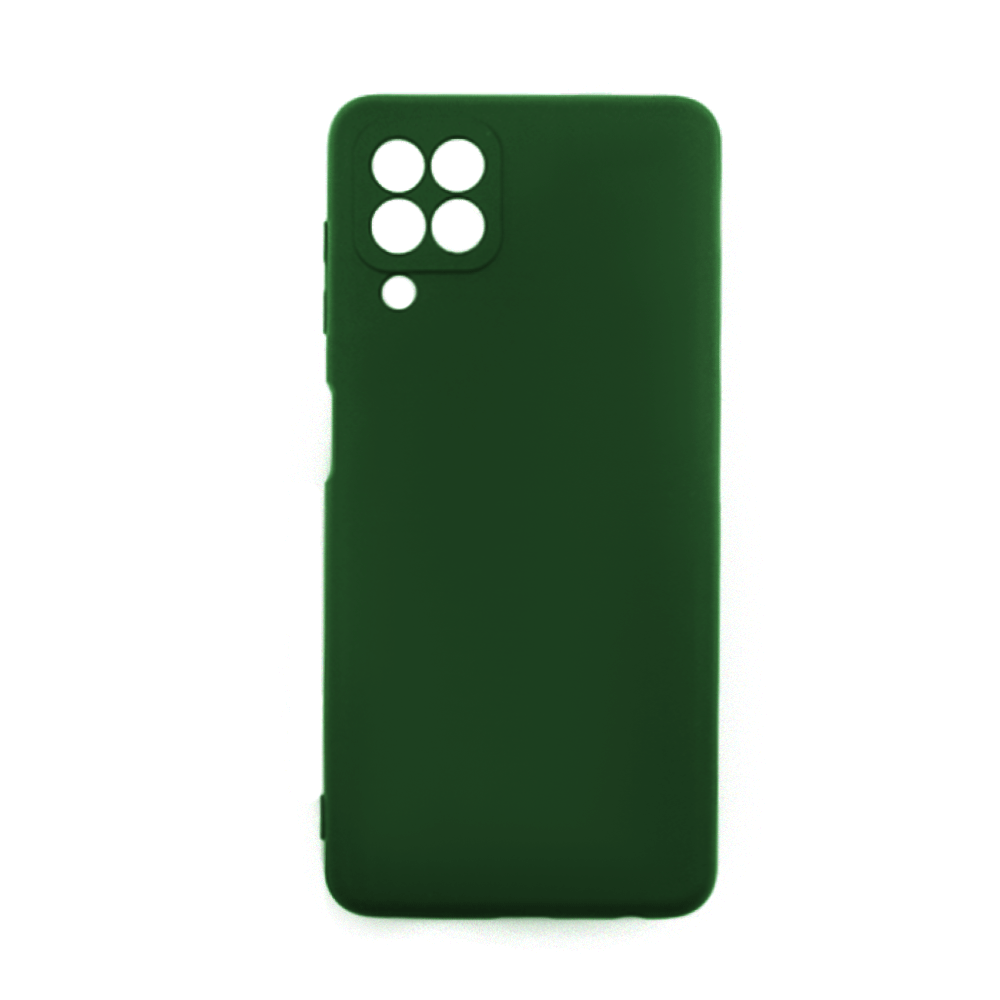 Θήκη Πλάτης Σιλικόνης TPU Back Cover για Samsung A12/ M12 - Χρώμα : Σκούρο Πράσινο