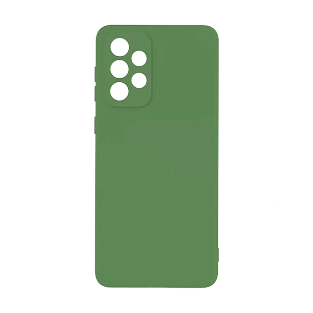 Θήκη Πλάτης Σιλικόνης Back Cover για Samsung A53 5G - Χρώμα : Πράσινο