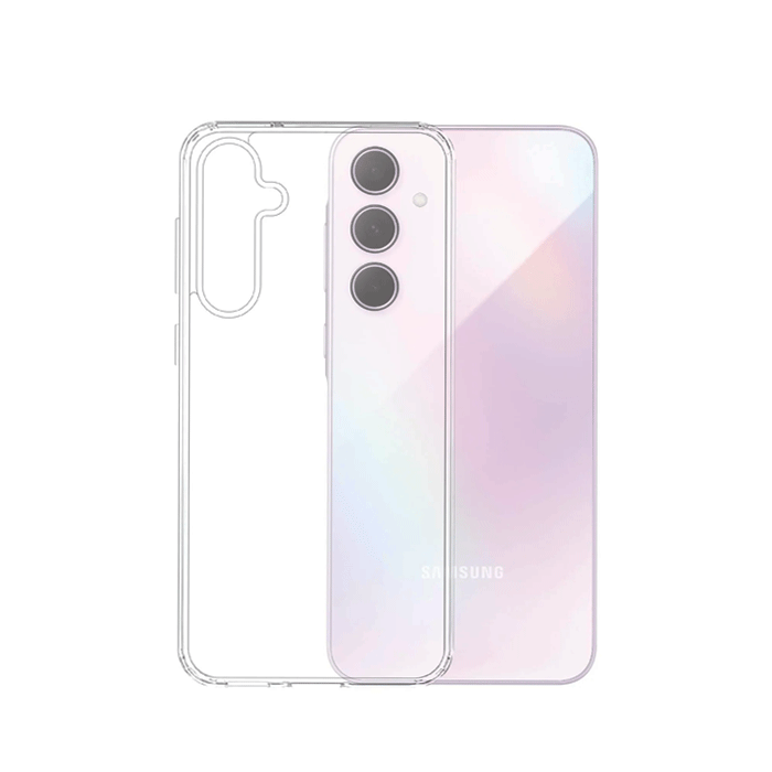 Θήκη Πλάτης Σιλικόνης 1mm Back Cover για Samsung Galaxy A36 - Χρώμα : Διάφανο
