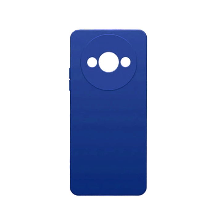 Θήκη Πλάτης Σιλικόνης / Silicone case Για Xiaomi Redmi A3 4G - Χρώμα : Σκούρο Μπλε